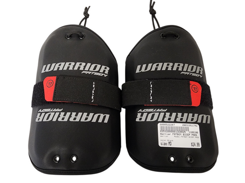 Vist Large View of Product Image Which is Used Warrior FATBOY Box Lacrosse Bicep Pads Size Medium