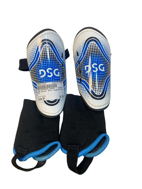 Vist Large View of Product Image Which is Used USA Soccer Shin Guards Youth Black SM