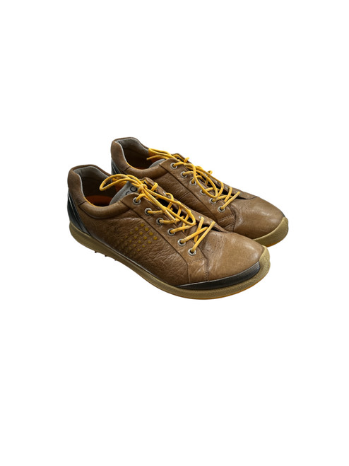 Vist Large View of Product Image Which is Used Ecco NATURAL MOTION 9 Mens Golf Shoes Brown Senior 9