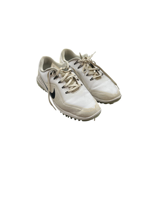 Vist Large View of Product Image Which is Used Nike LUNARLON SHOES 9.5 Mens Golf Shoes White Senior 9.5