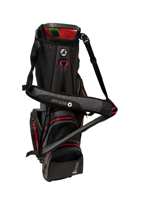 Vist Large View of Product Image Which is Used MOTOCADDY HYDROFLEX 5-Way Golf Stand Bag Grey w/ Rain Hood - Excellent