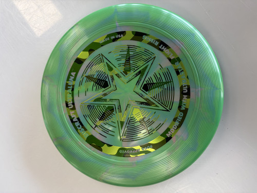 Vist Large View of Product Image Which is Discraft ULTRA LUNA FLIGHT RINGS Disc Golf Putter Green 174g