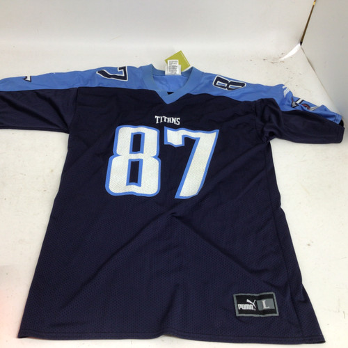 Vist Large View of Product Image Which is Used Puma TITANS DYSON 87 SR LG NFL JERSEY S.S. Spirit Wear M LG