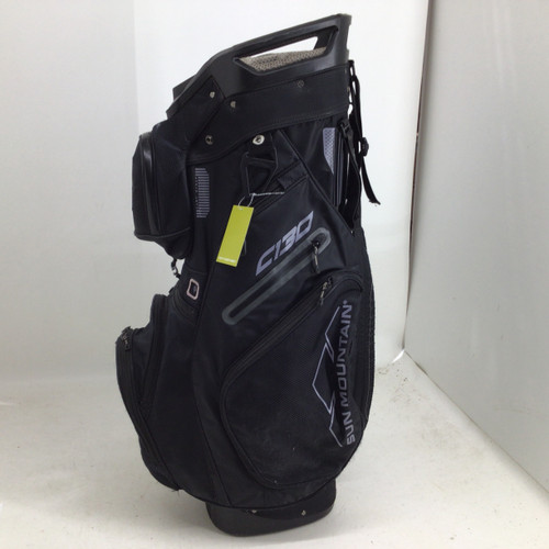 Vist Large View of Product Image Which is Used Sun Mountain C130 14 WAY CART BAG Mens Cart Bag Black