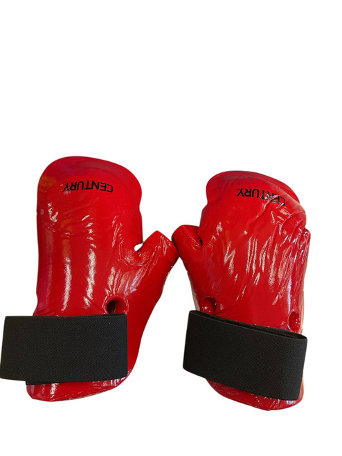 Vist Large View of Product Image Which is Used Century Martial Arts Hand Pads Red Youth