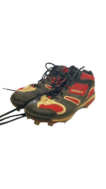 Vist Large View of Product Image Which is BoomBah, CLEAT, BB/SB, Cleats, Red, Youth, 08.5