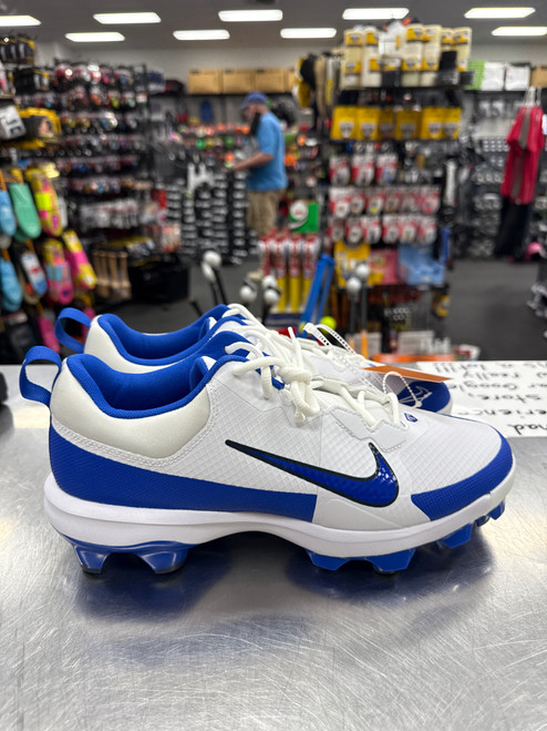 Vist Large View of Product Image Which is New Nike TROUT 27 BB/SB Cleats Royal Blue Senior 11.5