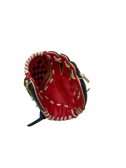 Vist Large View of Product Image Which is Used Adidas EAZY CLOSE TS 950RWB T-ball Glove Black/Navy/Red 9 1/2"