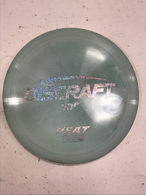 Vist Large View of Product Image Which is Used Discraft ESP HEAT Disc Golf Driver Turquoise 173g