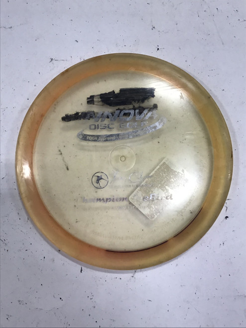 Vist Large View of Product Image Which is Used Innova CHAMPION TEEBIRD Disc Golf Driver Tan 174g