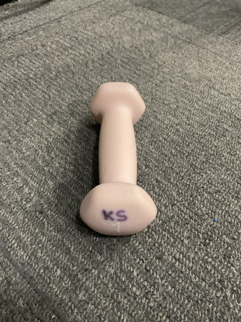 Vist Large View of Product Image Which is Used Hex Dumbbell (Each) Pink 1 lb