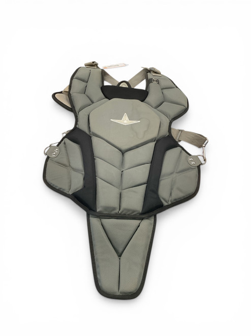Vist Large View of Product Image Which is Used All Star CHEST PROTECTOR Catchers Chest Protector Grey Intermed