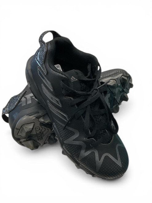 Vist Large View of Product Image Which is Used Adidas Jr FB Cleats Black Junior 02.5