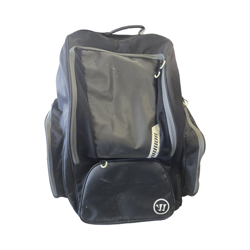 Vist Large View of Product Image Which is Used Warrior Sr Hockey Backpack Black