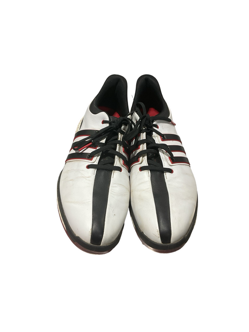 Vist Large View of Product Image Which is Used Adidas Mens Golf Shoes White Senior 11