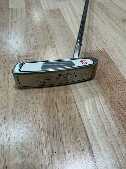 Vist Large View of Product Image Which is Used Odyssey WHITE STEEL 2 Mens Putter RH