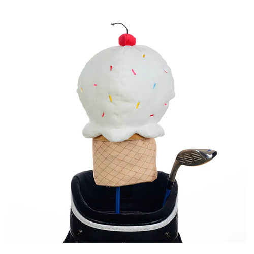 Vist Large View of Product Image Which is New Daphne's Golf Driver Headcover- Ice Cream Cone