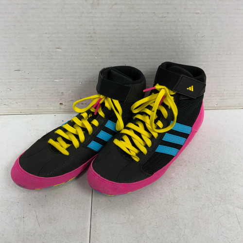 Vist Large View of Product Image Which is Used Adidas Wrestling Shoes Black Senior 7