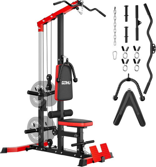 Vist Large View of Product Image Which is New in Box ER KANG LAT/ABS TOWER Home Gym No Plates