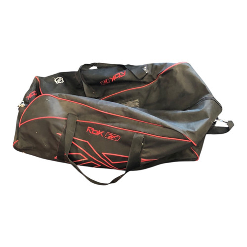 Vist Large View of Product Image Which is Used Reebok Sr Hockey Wheeled Black And Red