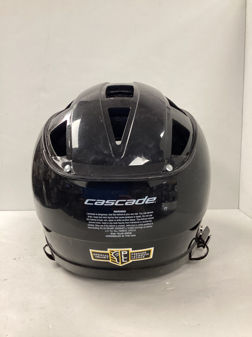 Vist Large View of Product Image Which is Used Cascade CASCADE Lacrosse Helmet Black MD