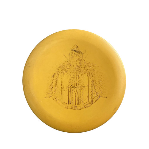 Vist Large View of Product Image Which is Used Infinite Discs ALPACA Disc Golf Putter Yellow