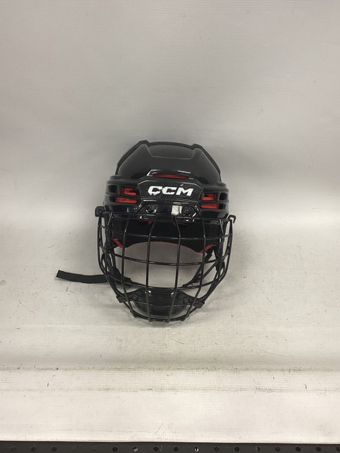 Vist Large View of Product Image Which is Used CCM TACKS 70 S Helmet Cage Combo Black SM