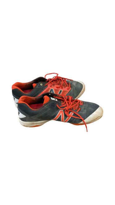 Vist Large View of Product Image Which is Used, New Balance, REV, BB/SB, Cleats, Orange, Senior 14