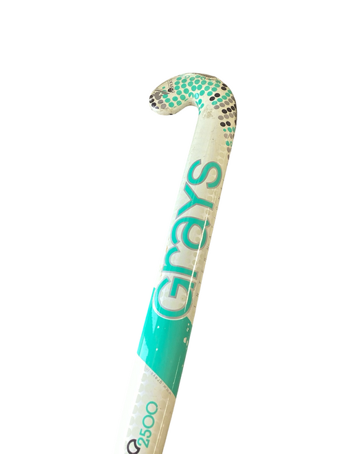 Vist Large View of Product Image Which is Used Grays Field Hockey FLARE 2500 FH Complete Stick White 36 1/2"
