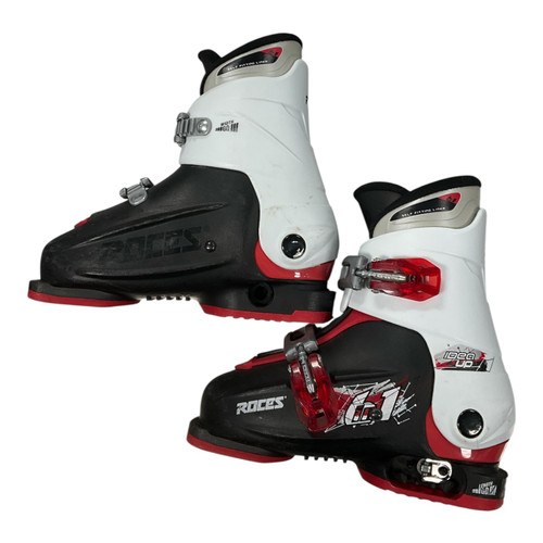 Vist Large View of Product Image Which is Used Roces IDEA UP Boys DH Ski Boot Black 220 MP - J04 - W05