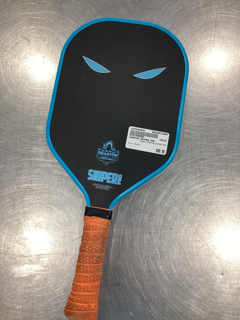 Vist Large View of Product Image Which is Used PHANTOM SNIPER PRO Pickleball Racquet Black