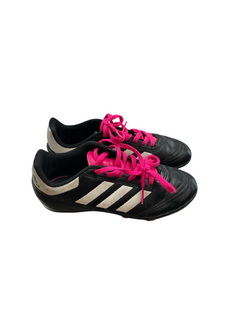 Vist Large View of Product Image Which is Used Adidas Soccer Cleats Black And Pink Junior 02