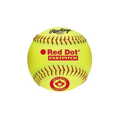 Vist Large View of Product Image Which is New RED DOT FASTPITCH 12" BALL - SINGLE