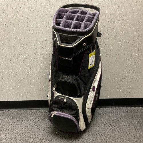 Vist Large View of Product Image Which is Used Sun Mountain DIVA Mens Cart Bag Black And White