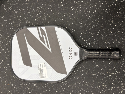 Vist Large View of Product Image Which is Used Onix Z5 GRAPHITE Pickleball Racquet Black