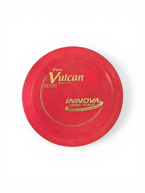 Vist Large View of Product Image Which is Used Innova PRO VULCAN Disc Golf Driver Red