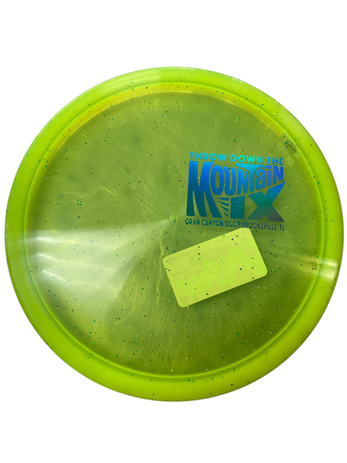 Vist Large View of Product Image Which is Used Discraft THROW DOWN THE MOUNTAIN Disc Golf Driver Kelly green