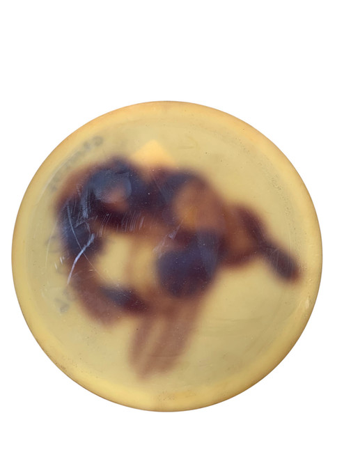 Vist Large View of Product Image Which is Used Innova YELLOW CAMO Disc Golf Driver Yellow