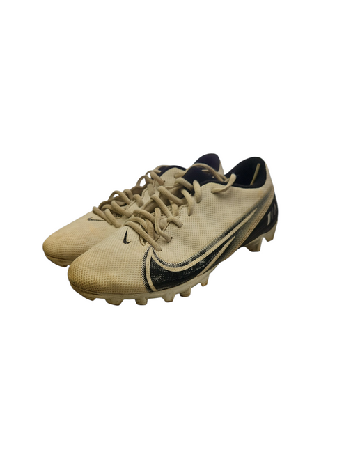 Vist Large View of Product Image Which is Used Nike VAPOR Jr FB Cleats White Junior 05