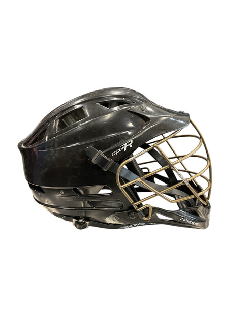 Vist Large View of Product Image Which is Used Cascade CPX-R TITANIUM Lacrosse Helmet Black S/M