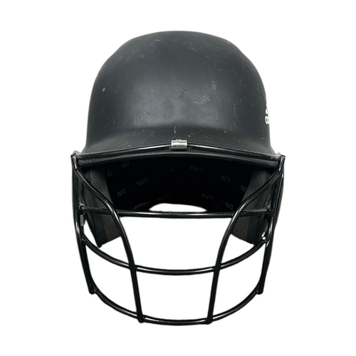 Vist Large View of Product Image Which is Used Adidas TRIPPLE STRIPE Batting Helmet w/Mask Black Medium