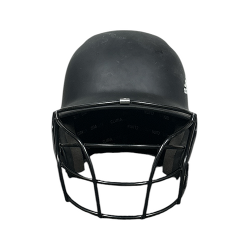 Vist Large View of Product Image Which is Used Adidas TRIPPLE STRIPE Batting Helmet w/Mask Black Medium
