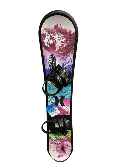 Vist Large View of Product Image Which is Used Hurley NEW 48 SNOWBOARD Boys Board/Binding None 121 cm