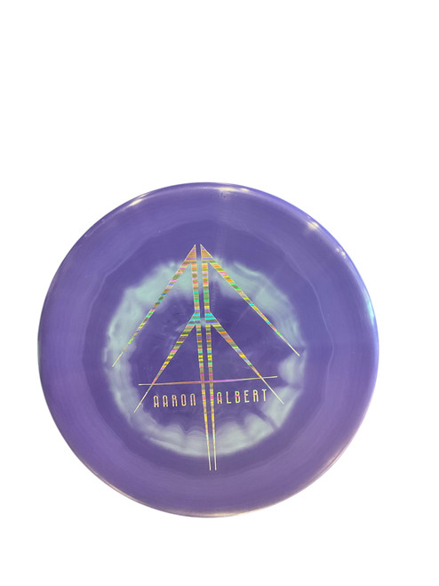Vist Large View of Product Image Which is Used Discraft ZONE Disc Golf Putter Purple
