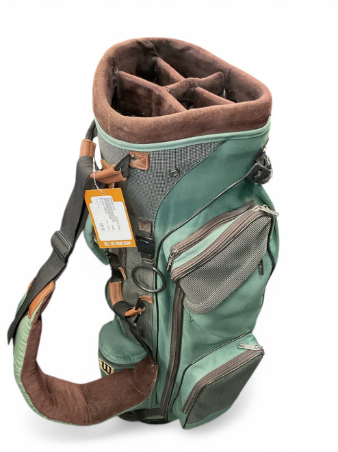Vist Large View of Product Image Which is Used Wilson GREEN Mens Stand Bag Green
