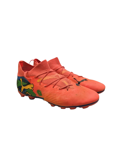 Vist Large View of Product Image Which is Used Puma FUTURE 7 Soccer Cleats Pink Junior 05.5
