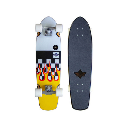 Vist Large View of Product Image Which is New DUSTERS CALIFORNIA CRUISER FLAMES 7.9X31 SKATEBOARD
