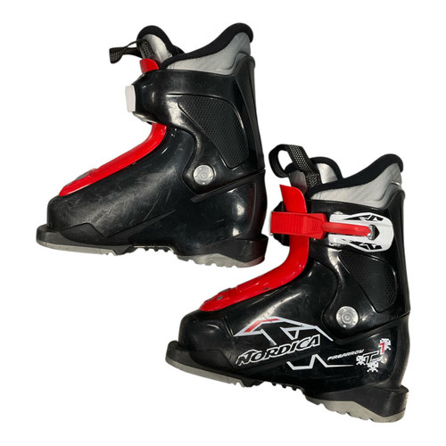 Vist Large View of Product Image Which is Used Nordica FIREARROW TEAM 7 Boys DH Ski Boot Black 175 MP - Y11