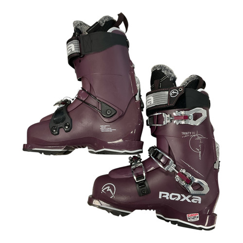 Vist Large View of Product Image Which is Used Roxa TRINITY 95 Womens DH Ski Boot Maroon 245 MP - M06.5 - W07.5