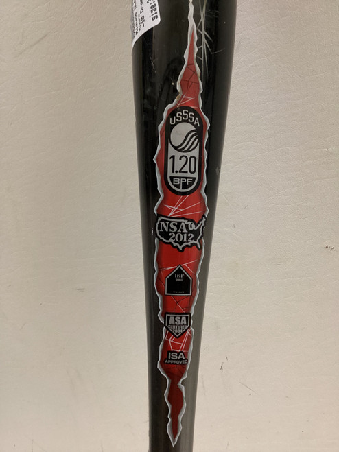 Vist Large View of Product Image Which is Used Mizuno BLACK WIDOW BB/SB Fastpitch Bat 32"